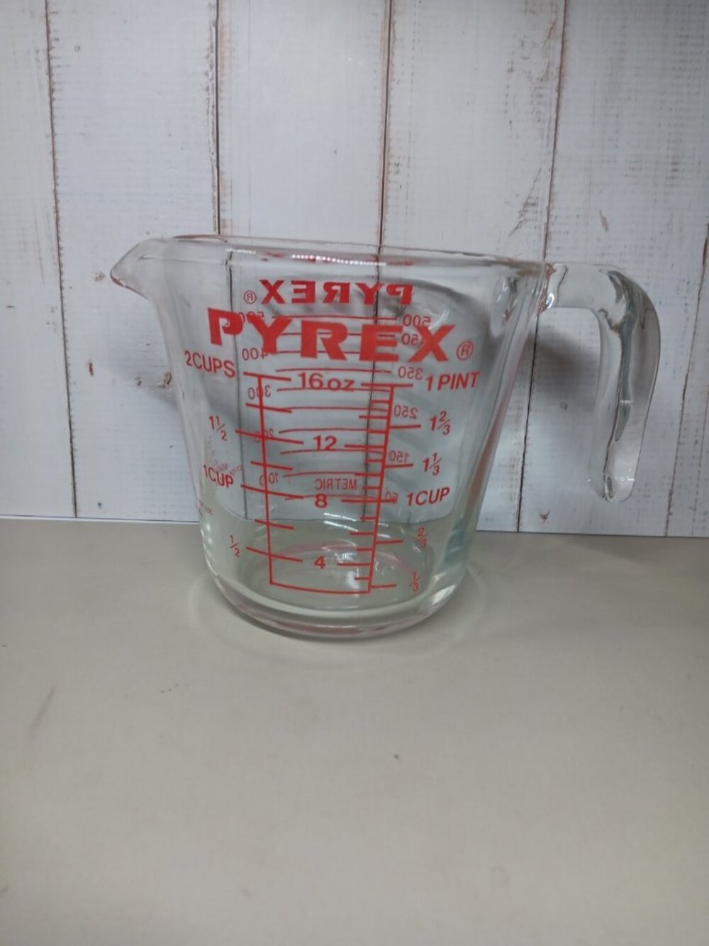Vintage Pyrex Measuring Cup Set 2 Piece 1 Cup And 2 Cup Glass Kitchen Tool - Picture 10 of 13